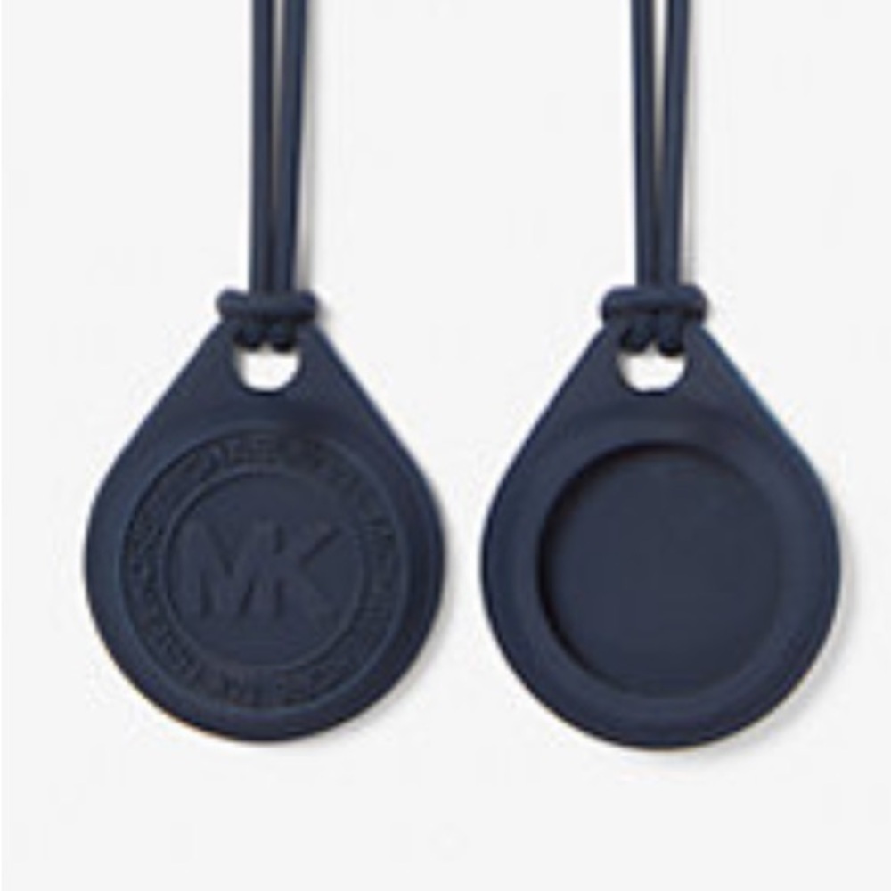 Michael Kors Blue Set of 2 Air Tag Cover - Picture 2 of 6